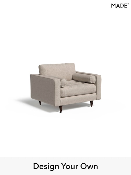 Textured Weave Easy Clean/Natural Scott By Made (E31153) | £799