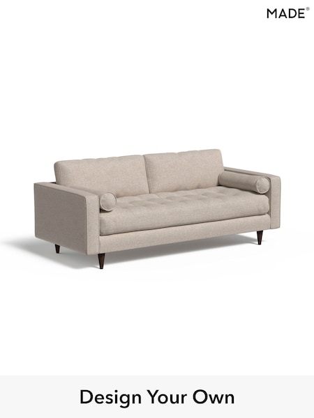 Textured Weave Easy Clean/Natural Scott By Made (E31153) | £1,099