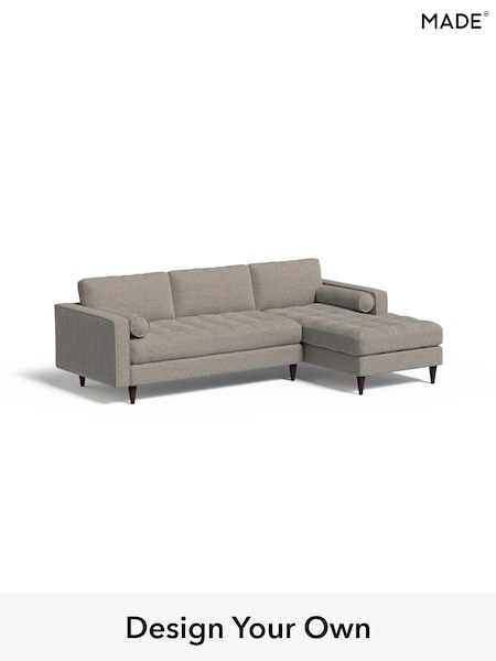 Basket Weave/Pumice Grey Scott By Made (E31154) | £1,775