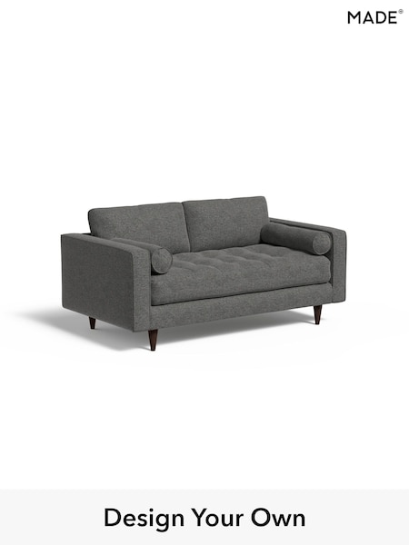 Textured Weave Easy Clean/Stone Grey Scott By Made (E31155) | £999