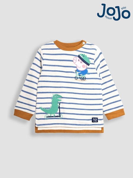 JoJo Maman Bébé Stone Peppa Pig Appliqué Top (E31331) | £19