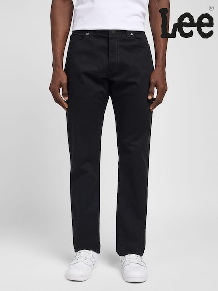 Lee Black Straight Fit Jeans (E31718) | £65