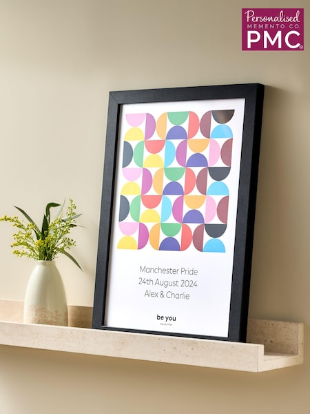 Personalised Be You In Abstract Framed Print by PMC (E32002) | £18