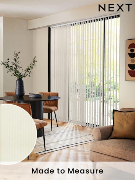 Cream Isin Made to Measure Vertical Blinds (E32016) | £21