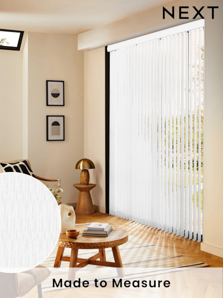White Rak Made to Measure Vertical Blinds (E32026) | £21