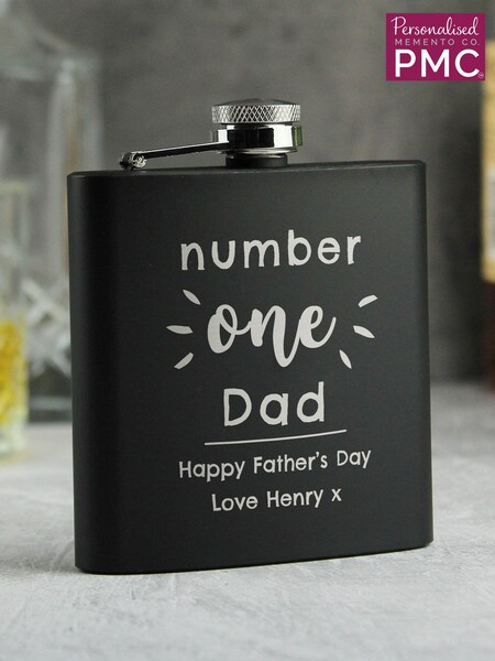 Personalised Number One Hip Flask by PMC (E32689) | £17