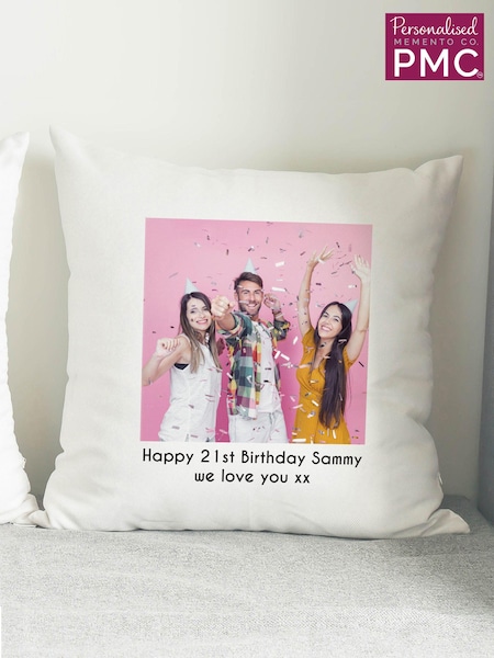 Personalised Photo Upload Cushion by PMC (E32731) | £24