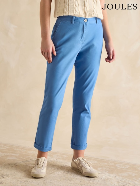 Joules Slim Fit Blue Chino Trousers (E32942) | £55