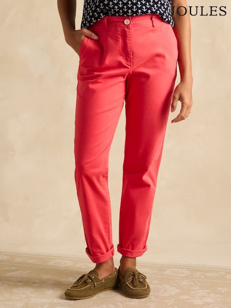 Joules Slim Fit Red Chino Trousers (E32945) | £55