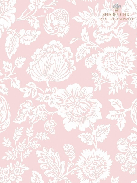 Shabby Chic by Rachel Ashwell® Pink Stipple A4 Wallpaper Sample (E33051) | £1