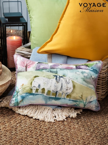 Voyage Maison Multicolour Buttermere Animal Rectangular Outdoor Cushion (E33766) | £19