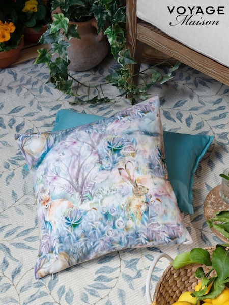 Voyage Maison Multicolour Fox And Hare Outdoor Cushion (E33784) | £20
