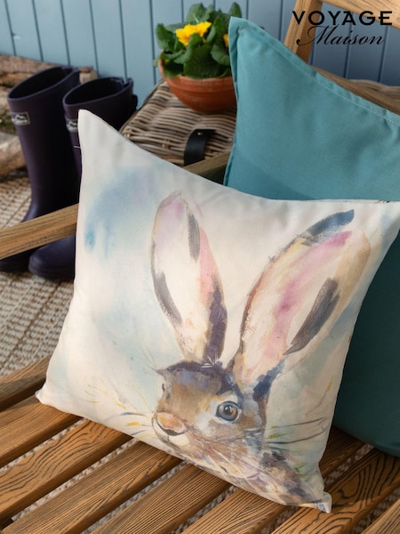 Voyage Maison Multicolour Harriet Hare Outdoor Cushion (E33796) | £20