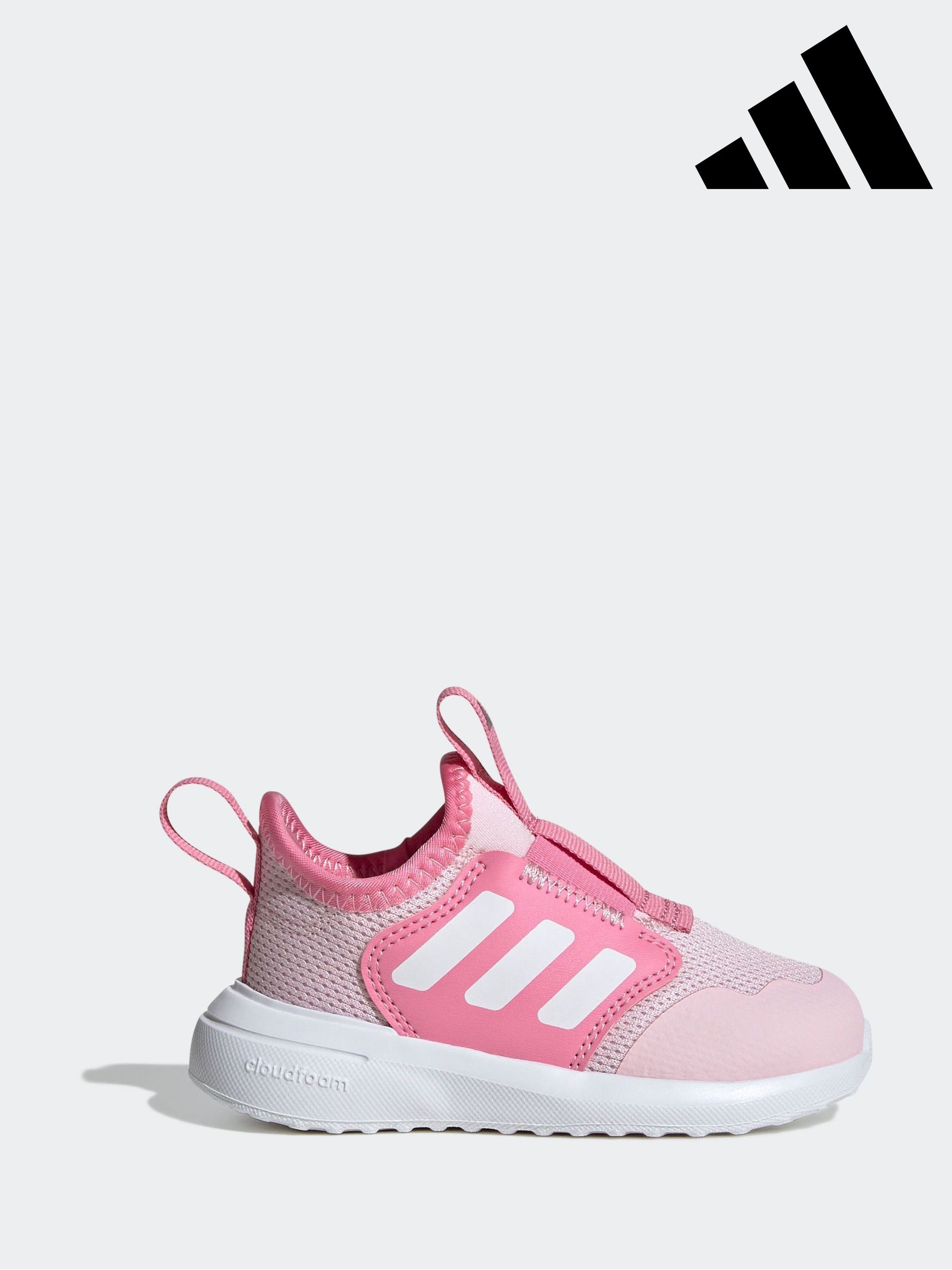 kids pink adidas trainers