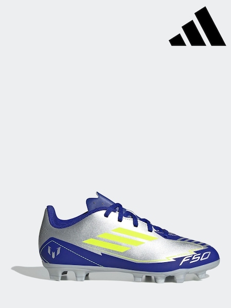 adidas Grey F50 Club Fg/MG J Messi Football Boots (E33942) | £38
