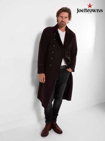 Brown - Regular Joe Browns Battalion Long Military Coat