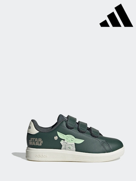 adidas Green Advantage Disney Mandalorian Trainers (E34034) | £33