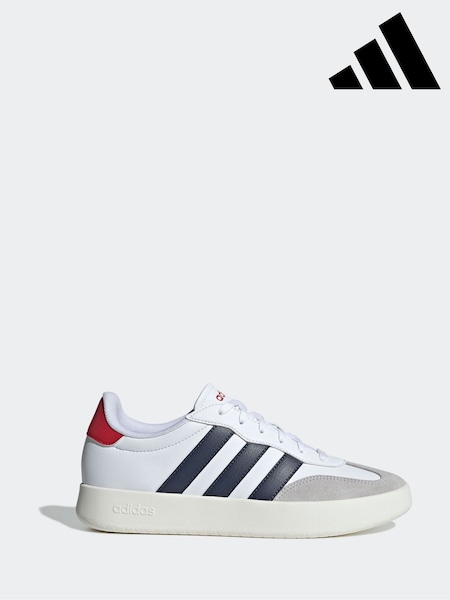 adidas White Barreda Trainers (E34103) | £55