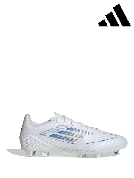 adidas White F50 League Fg/MG Football Boots (E34221) | £80