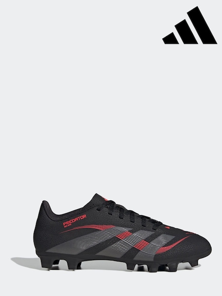 adidas Black Predator Club Fg/MG Football Boots (E34242) | £50