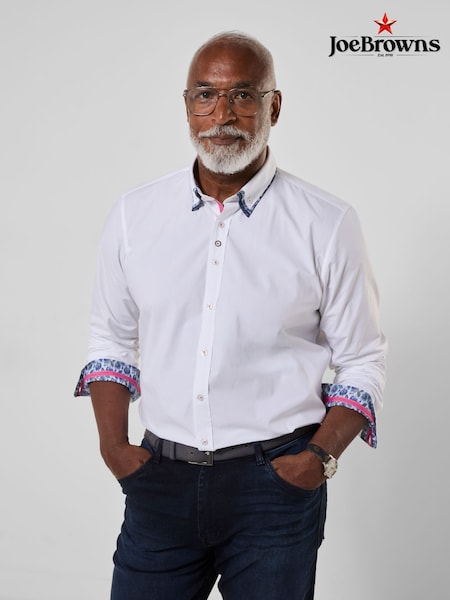 White - Regular Joe Browns Triple The Style Smart Shirt
