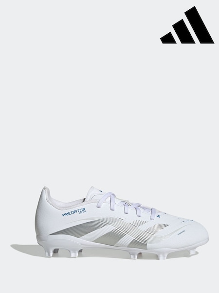 adidas White Predator League Football Boots (E34374) | £50