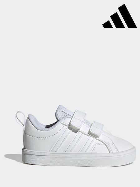 adidas White VS Pace 2.0 Trainers (E34556) | £0