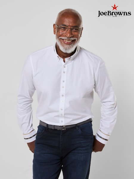 White - Regular Joe Browns Creative Collar Smart Shirt