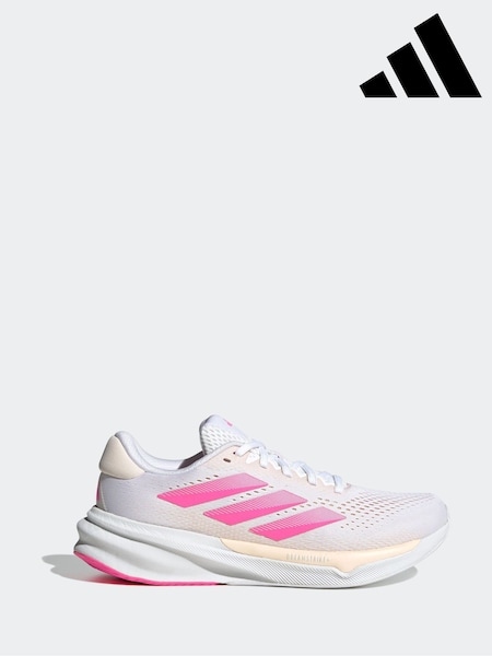 adidas White Supernova Stride Running Shoes (E34791) | £90
