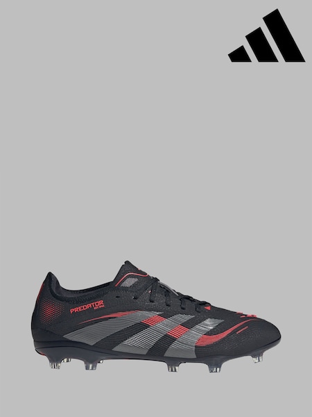 adidas Black Predator Pro Fg Football Boots (E34815) | £130