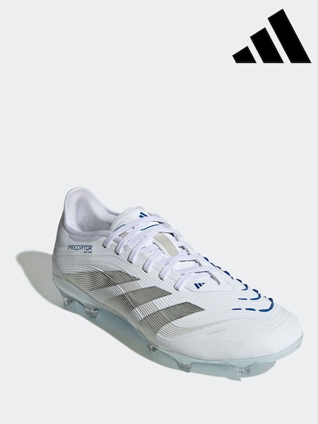 adidas White Predator Pro Fg Football Boots (E34828) | £130