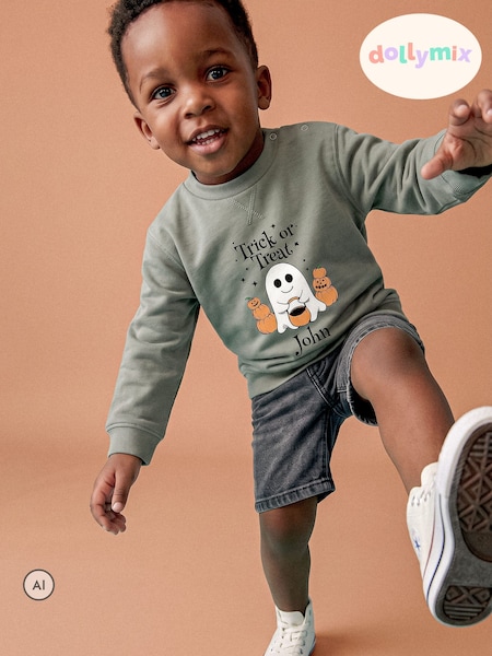 Green - Trick Or Treat Sweatshirt