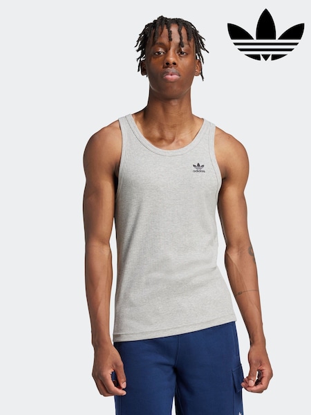 adidas Originals Grey Trefoil Essentials Vest (E34903) | £20