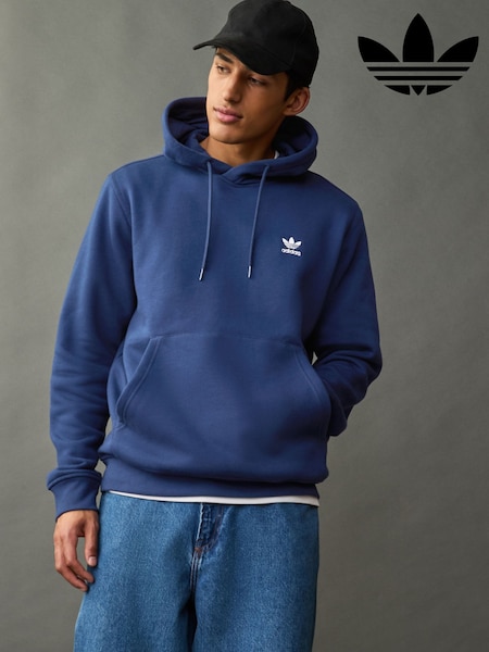 adidas Originals Blue Trefoil Essentials Hoodie (E34909) | £50