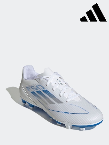 adidas White F50 Club Football Boots (E35068) | £50