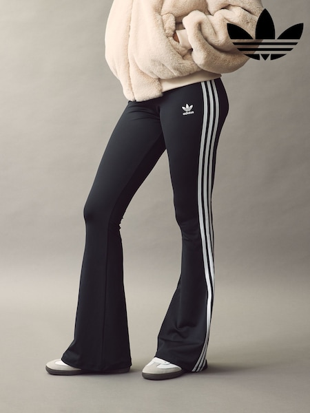 adidas Originals Black Flared Leggings (E35291) | £40