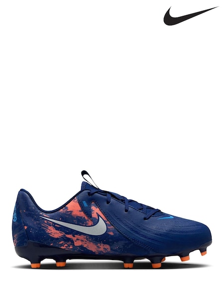 Nike Blue Kids Phantom Erling Haaland Multi Ground Football Boots (E36205) | £65