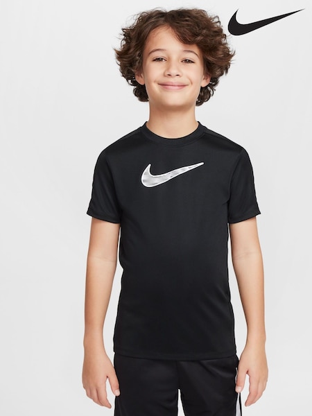 Nike Black Trophy 23 Dri-FIT Short Sleeve T-Shirt (E36292) | £17