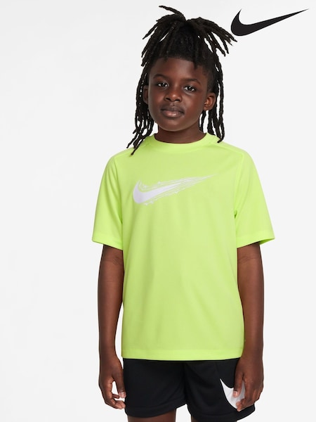 Nike Lemon Yellow Multi Dri-FIT Short Sleeve T-Shirt (E36322) | £20