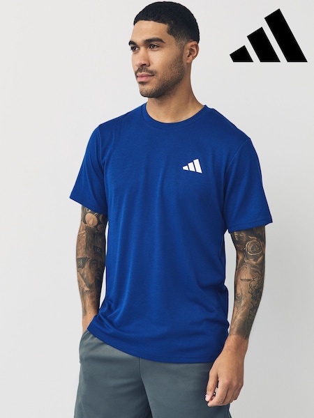 adidas Blue Train Essentials Feelready Novelty T-Shirt (E36385) | £23