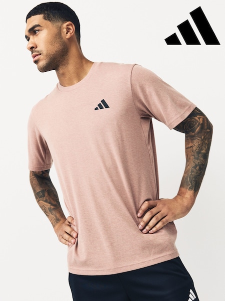 adidas Pink Train Essentials Feelready Novelty T-Shirt (E36392) | £23