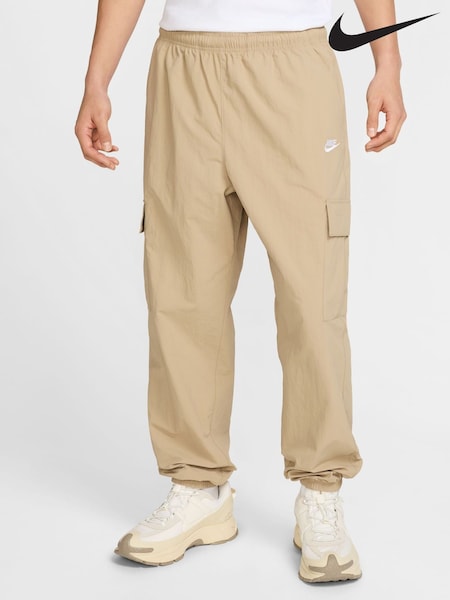Nike Parachute Beige Club Woven Cargo Trousers (E36454) | £60