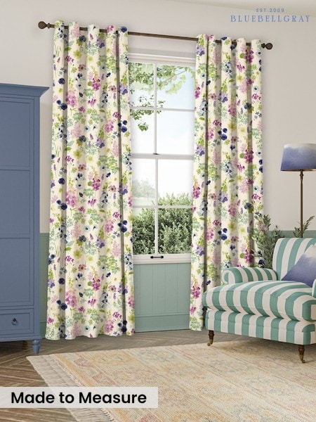 Bluebellgray Foxglove Made To Measure Curtain
