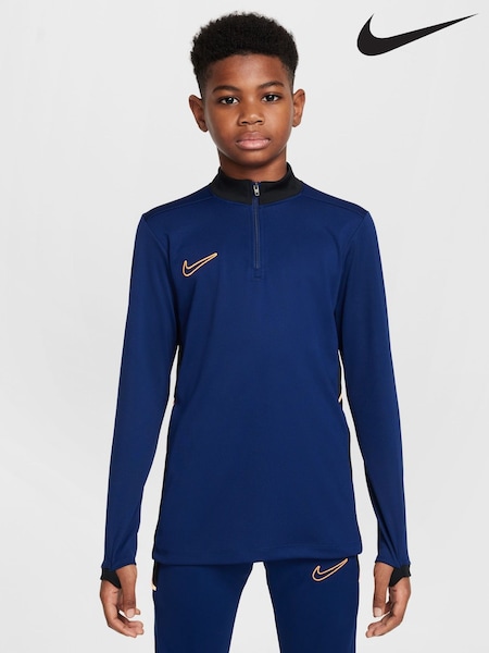 Nike Void Blue Dri-FIT Academy 25 Half Zip Drill Top (E36625) | £33