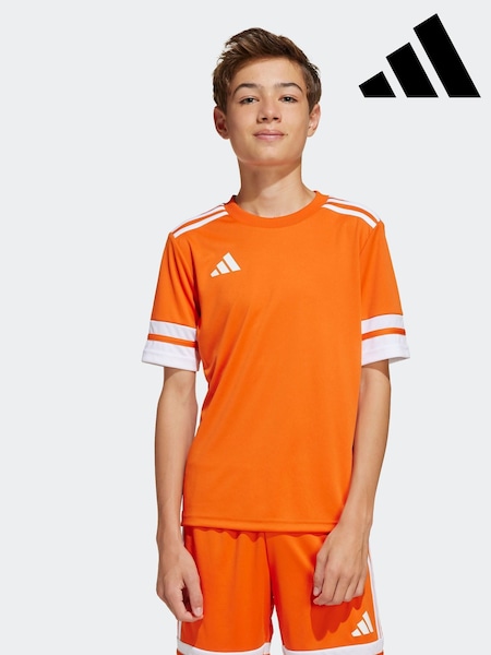 adidas Originals Orange Squadra 25 Kids Jersey (E36860) | £13