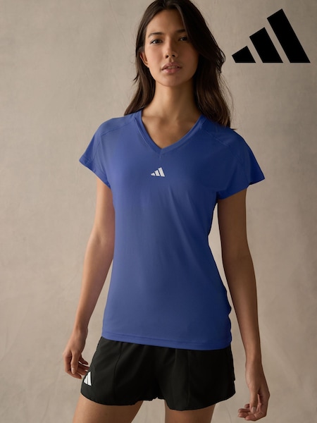 adidas Blue Essential Minimal T-Shirt (E37079) | £20