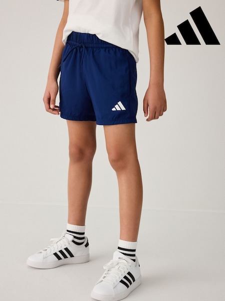 adidas Blue Small Logo Chelsea Shorts (E37127) | £13
