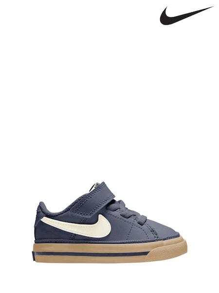 Nike Thunder Blue Infant Court Legacy Trainers (E37227) | £30