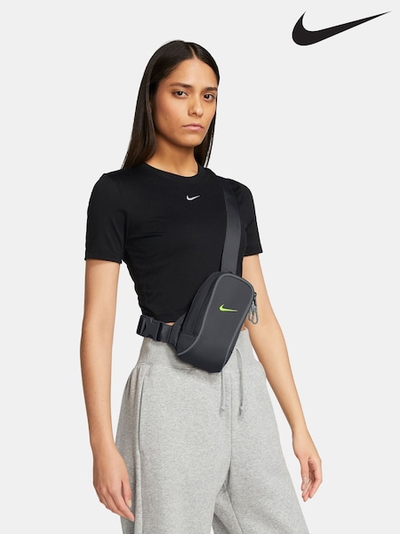 Nike Anthracite Sportswear Essentials Cross-Body Bag (1L) (E37240) | £25