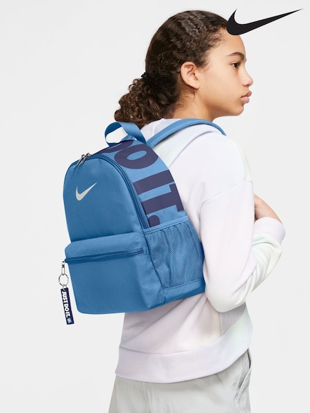 Nike Beyond Blue Kids Mini Brasilia JDI Backpack (E37325) | £25